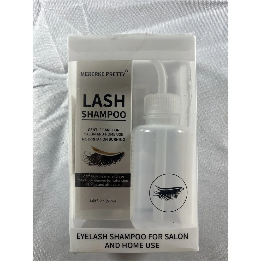 Eyelash Extension Cleanser 50 ml + Brushes + Rinse Bottle Eyelid Foaming Cleanse